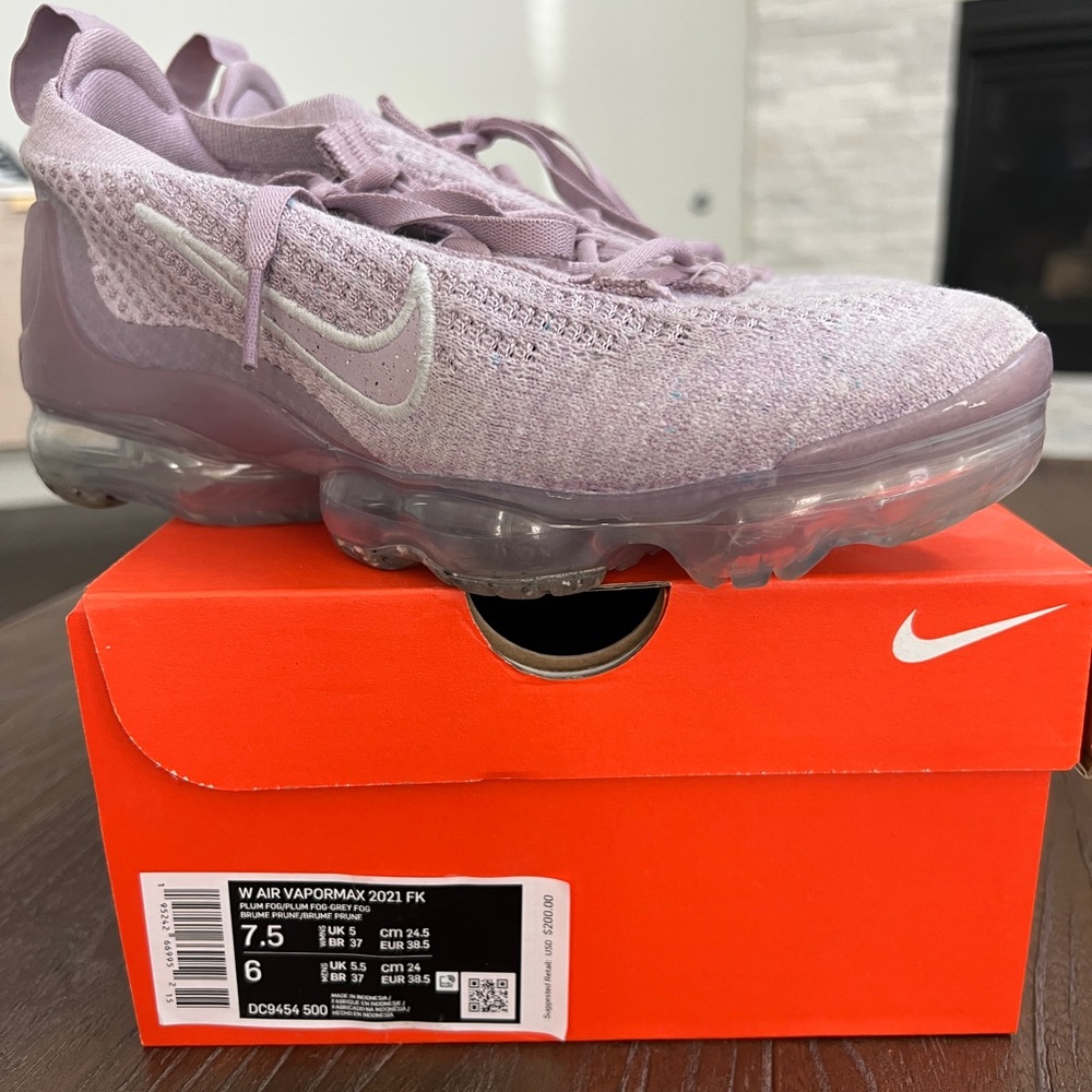 Nike Women’s Air Vapormax 2021 FK - Plum Fog 7.5